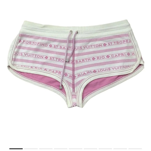 ISO LOUIS VUITTON PINK VINTAGE MINI SHORTS
